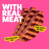 Bonkers BBQ soft chewy beef dog treats 85g, UK version