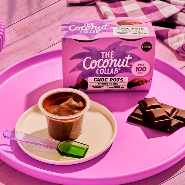 Coconut Collab vegan chocolate pots 4 x 45g (British brand)
