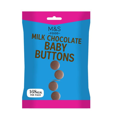 وجبة خفيفة M&S M&S Milk Chocolate Baby Buttons 30 جرام - اشترِ عبر الإنترنت من McGrocer