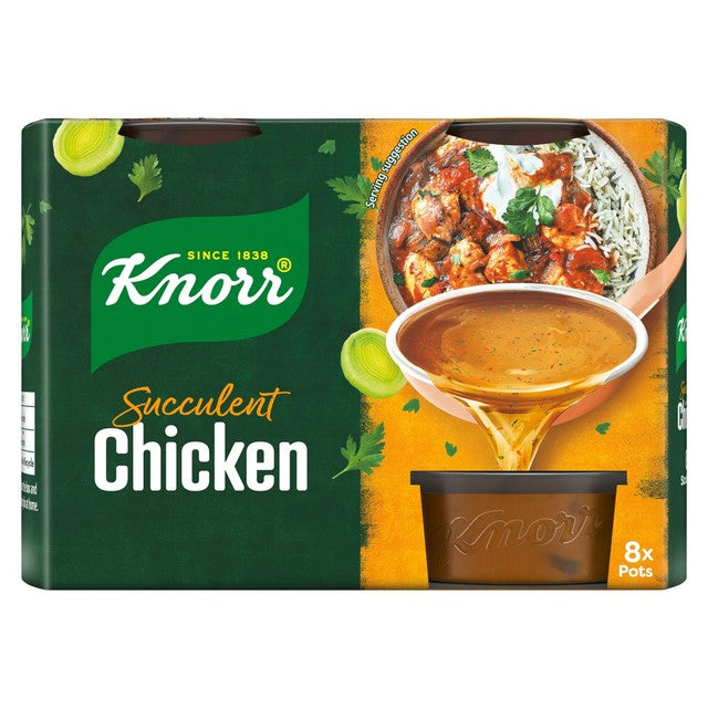 Knorr Chicken Stock Pots 8 x 28g, UK version