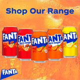 Fanta Orange Zero sugar free sparkling drink 330ml can - British product