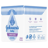 Johnson's Baby cotton buds 200 pack - British product