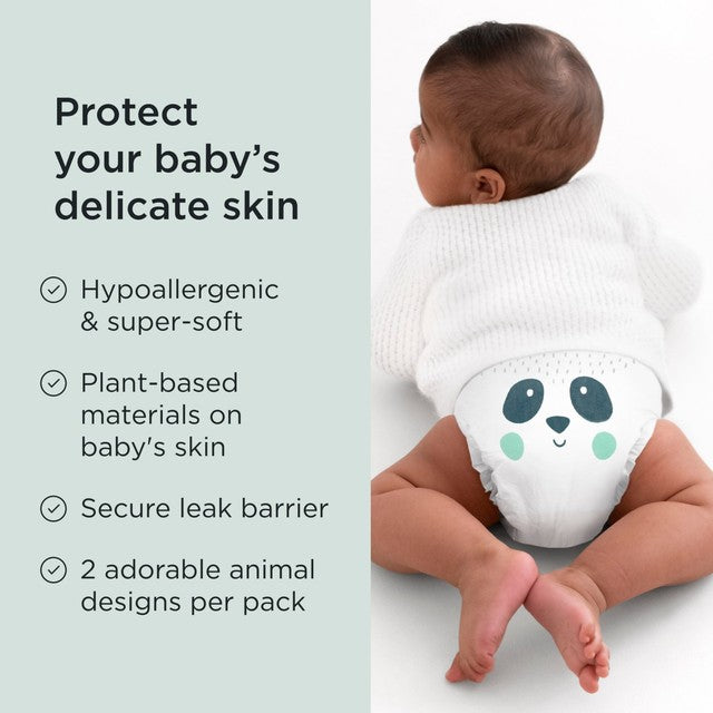 Kit & Kin hypoallergenic nappies size 2 (4-8kg), UK version