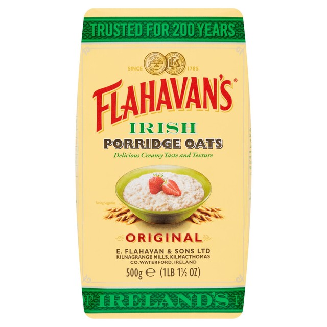 Flahavan's Irish Original porridge oats 500g - British product