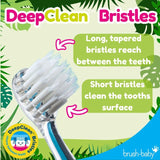 Brush-Baby WildOnes replacement brush heads 4 pack - British product