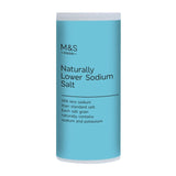 M&S Naturally Lower Sodium Salt 200g, imported from the UK