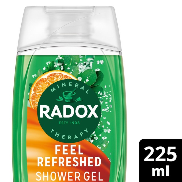 Radox Feel Refreshed Shower Gel 225ml, imported from the UK