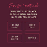 Jamie Oliver Dreamy Black Daal side - British product