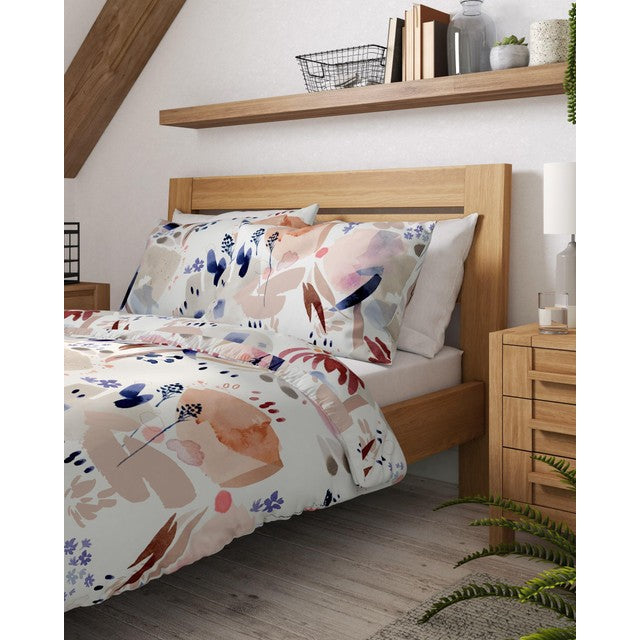 M&S watercolour floral bedding set super king size - British product
