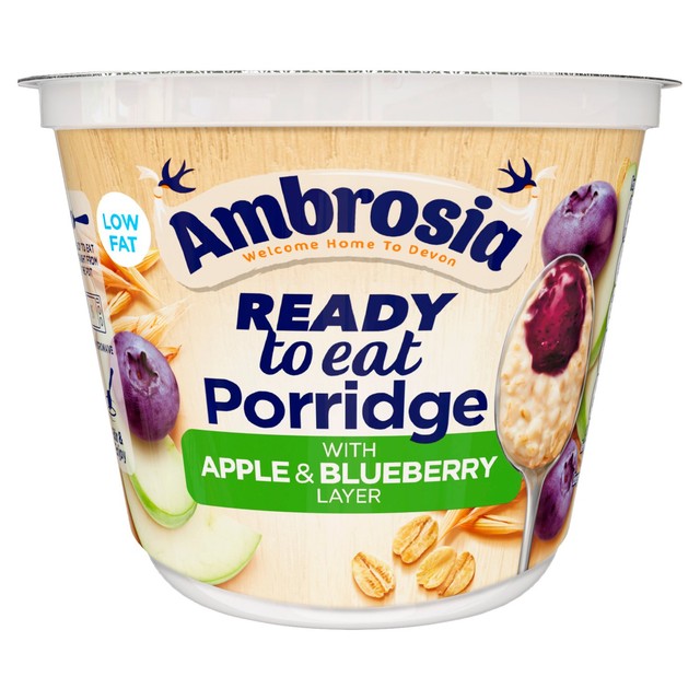 Ambrosia porridge pot apple and blueberry layer 210g - British product