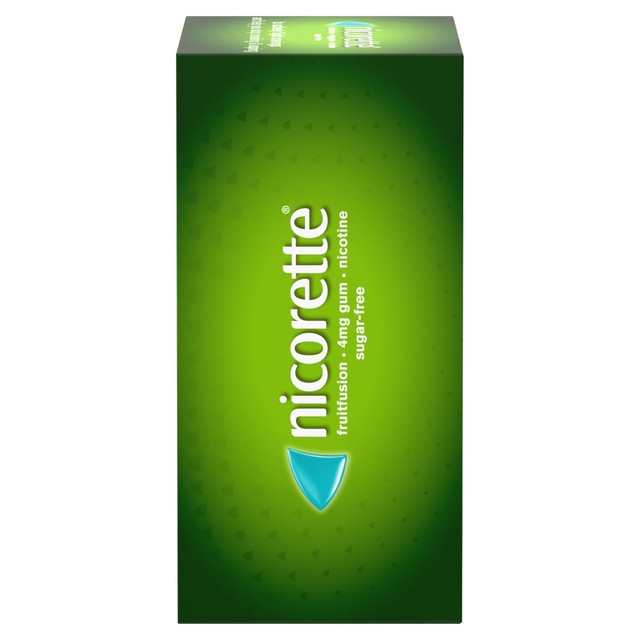 Nicorette fruit fusion nicotine chewing gum 4mg 105 pieces, imported from the UK