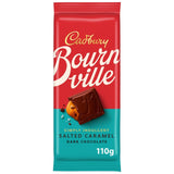 Cadbury Bournville salted caramel dark chocolate bar, UK version