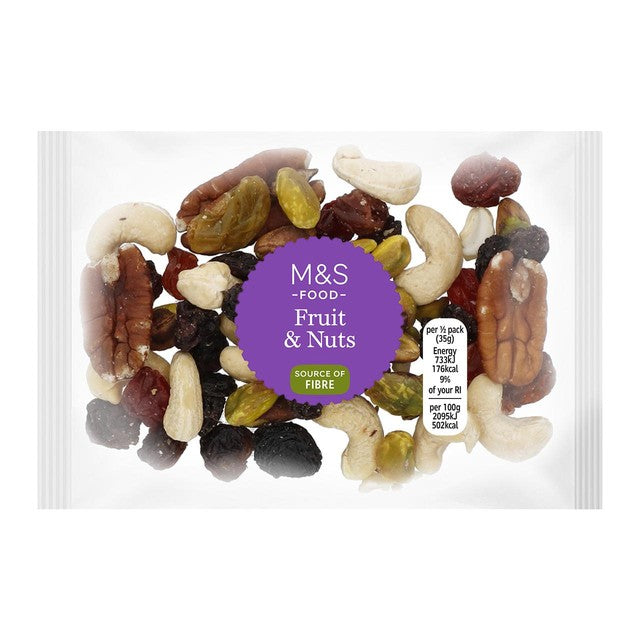 M&S mixed nuts and raisins, UK version