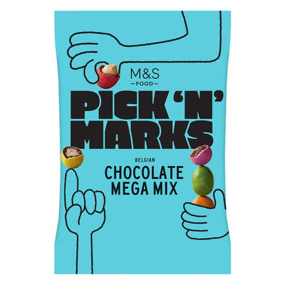 M&S Pick n Marks Belgian Chocolate Mega Mix Chocolate Sweets 160g