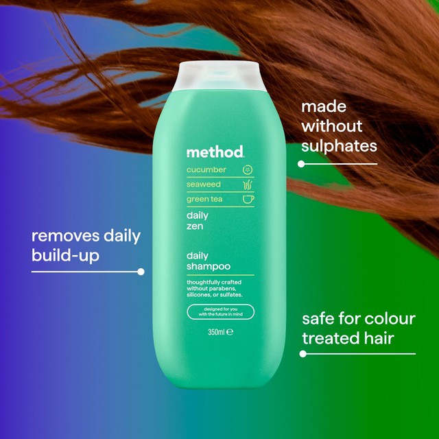 Method Daily Zen shampoo cucumber seaweed green tea (British brand)