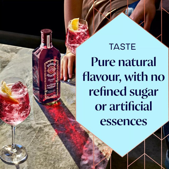 Bombay Sapphire Bramble blackberry and raspberry gin 70cl - British product