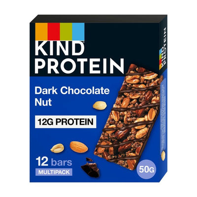 M&S KIND Protein Dark Chocolate Nut Snack Bars Multipack 12 x 50g- Buy online at McGrocer