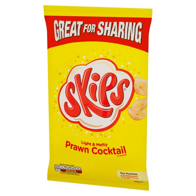 Skips Prawn Cocktail sharing crisps 65g (British brand)