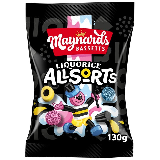 Maynards Bassetts liquorice allsorts bag - British product