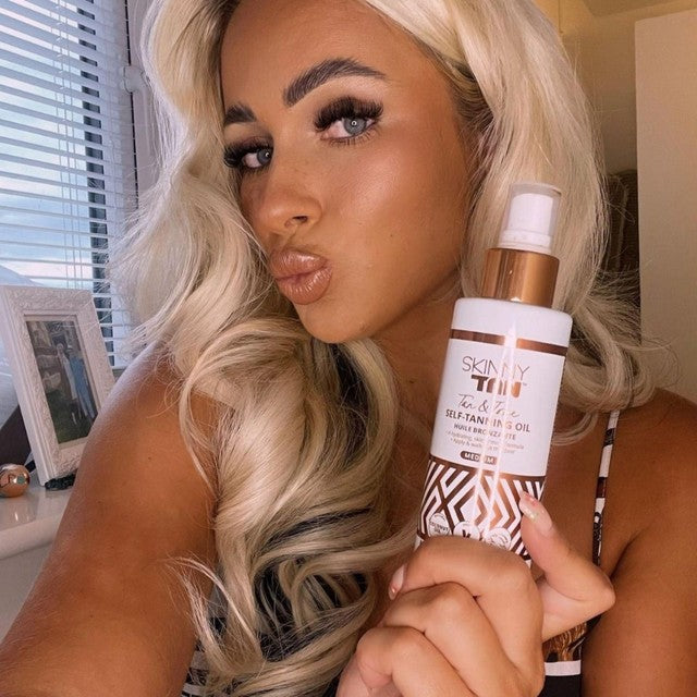 Skinny Tan self-tanning oil dark 145ml (British brand)