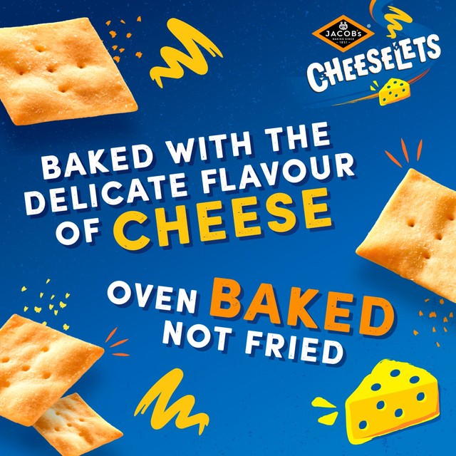 Jacob's cheese flavour snack biscuits 125g, UK version