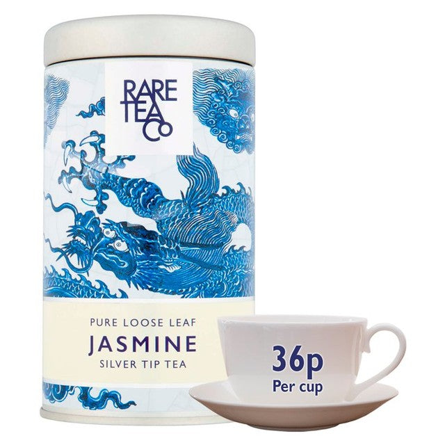Rare Tea White Tea Loose Leaf Jasmine 25g, imported from the UK