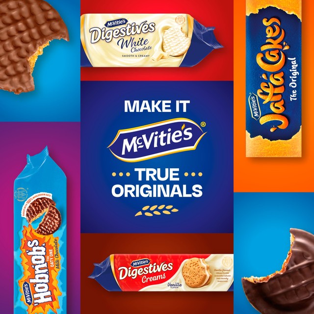 McVitie's Digestives Creams Vanilla Biscuits 168g, imported from the UK