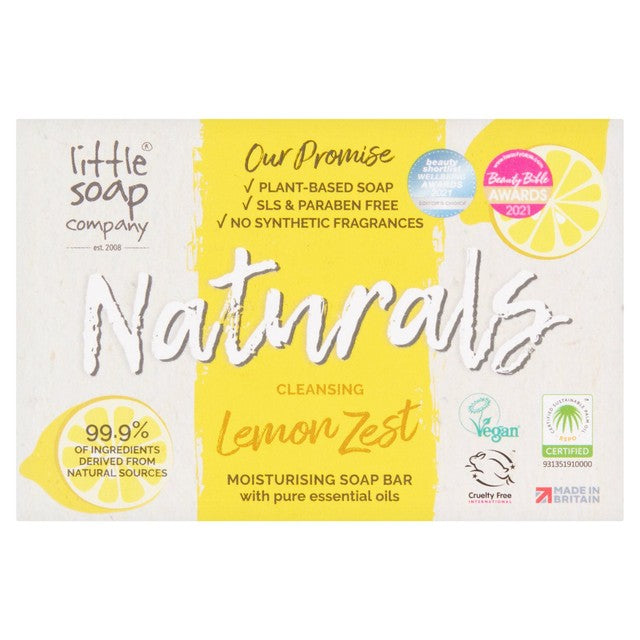 Little Soap Company bar soap Lemon Zest 100g, UK version