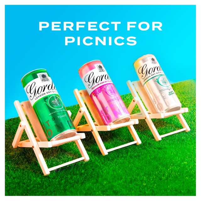 Gordon's Gin & Slimline Tonic 250ml can, UK version