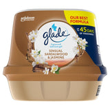 Glade Bathroom Gel Air Freshener Sensual Sandalwood & Jasmine 180g, UK version