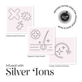 Silver Cloud hair wrap in caramel (British brand)