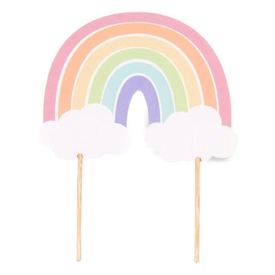 Anniversary House Pastell-Regenbogen-Kuchenaufsatz