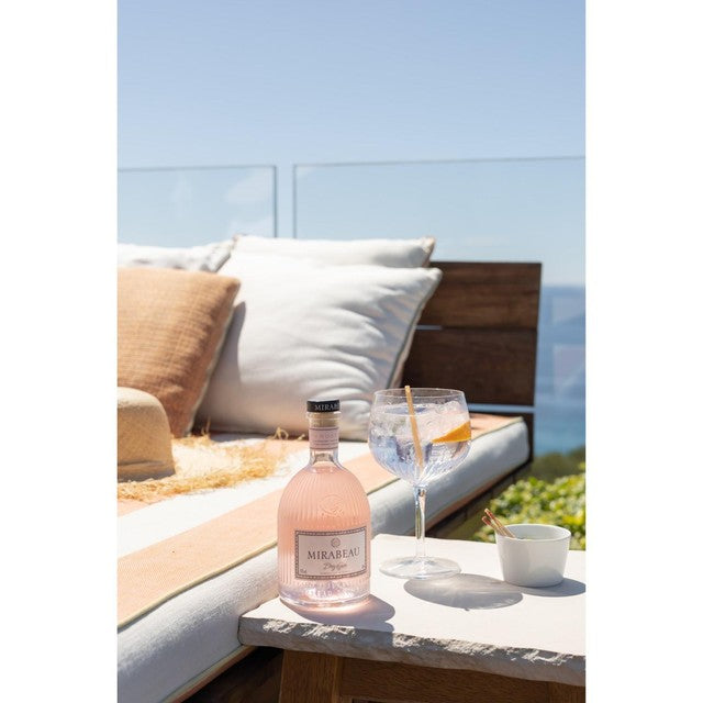 Mirabeau Dry Rose Gin 70cl, imported from the UK