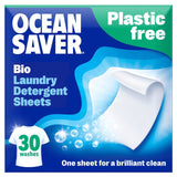 OceanSaver plastic free laundry sheets 30 washes, imported from the UK