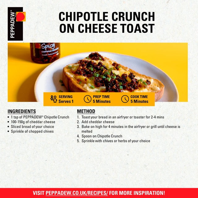 Peppadew spicy chipotle crunch 120g, imported from the UK