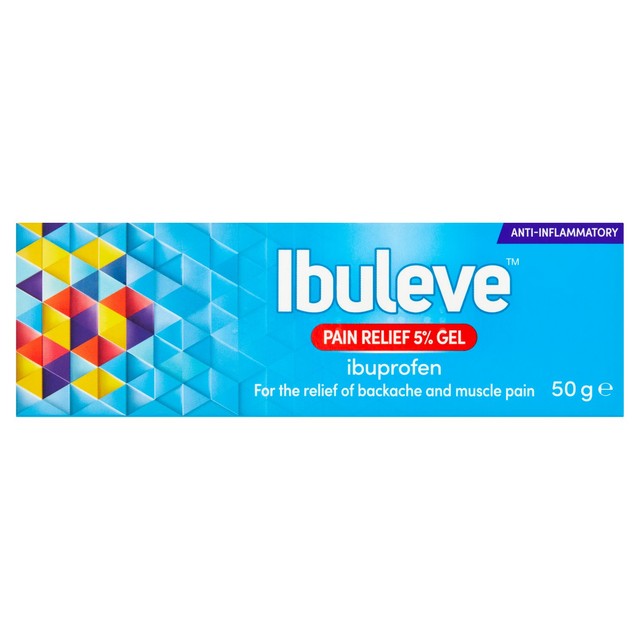 Ibuleve Pain Relief 5% Gel 50g, UK version
