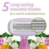 BIC Soleil Escape 5-blade razor rose magnolia (British brand)