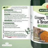 Natures Aid Ginger Turmeric Bromelain tablets 60 pack, imported from the UK