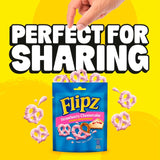 Flipz strawberry cheesecake pretzels 90g - British product