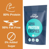The Chia Charge soya protein crispies 500g - British product