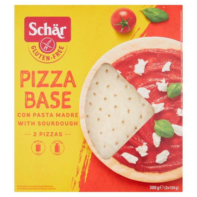 Schar gluten free pizza bases 300g (British brand)
