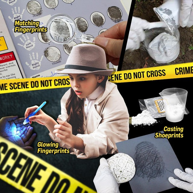 Wild Science forensic science lab kit, UK version