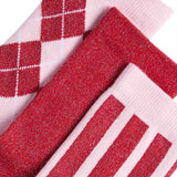 M&S girls sparkly socks pink mix size 4-7, imported from the UK