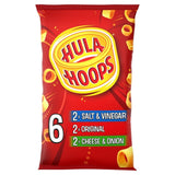 Hula Hoops crisps variety multipack 6 pack, UK version