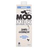 Moo whole long life milk 1L, imported from the UK
