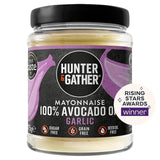 Hunter & Gather garlic avocado oil mayonnaise 175g, UK version