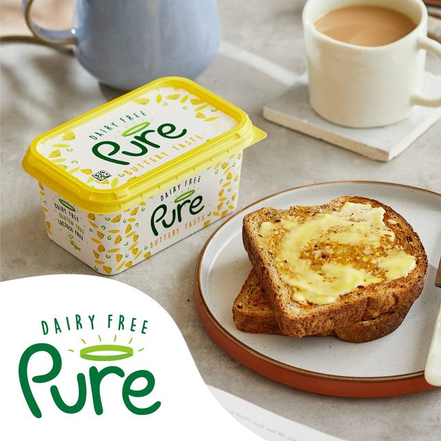 Pure Dairy Free dairy-free buttery spread 500g, imported from the UK