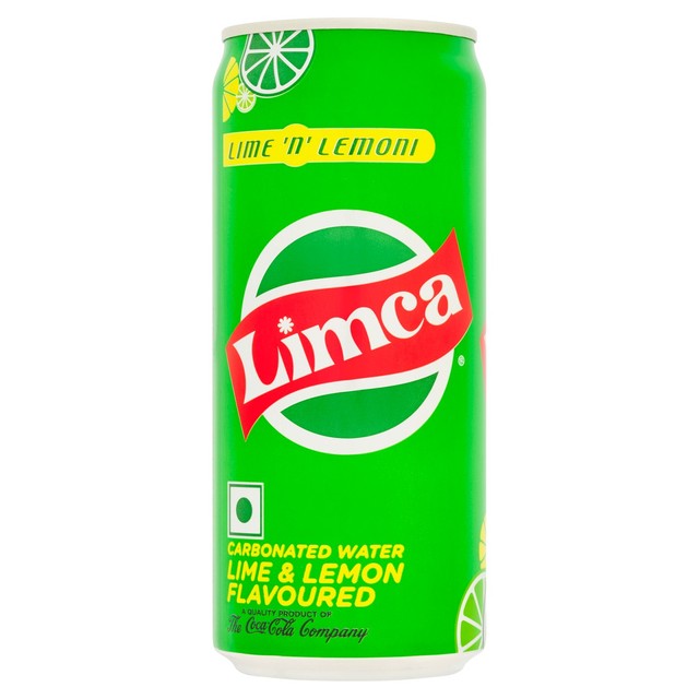 Limca soft drink lemon lime flavour can, UK version