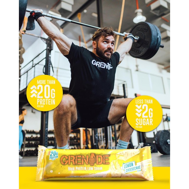 Grenade protein bar lemon cheesecake 60g, UK version