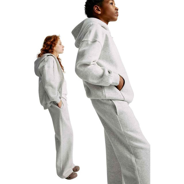 M&S girls joggers in grey marl, size 11-12 Y, imported from the UK